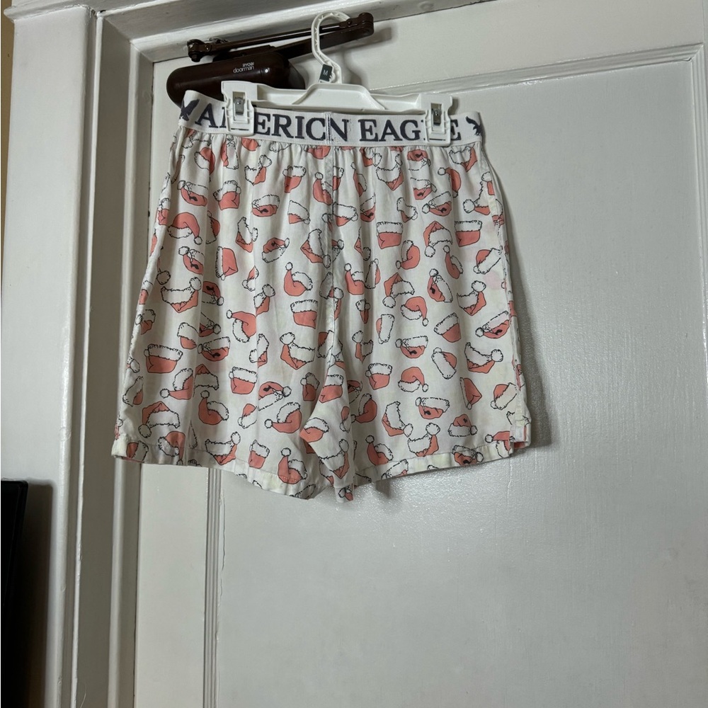 Men’s Santa white American Eagle boxers size M